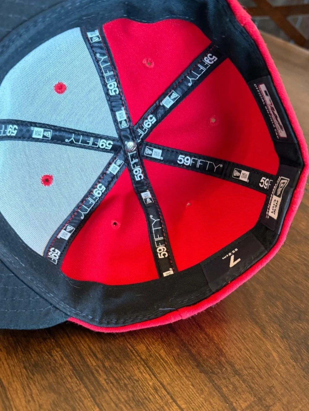 Cincinnati Reds Authentic Collection 59Fifty Red New Era Hat, Size 7